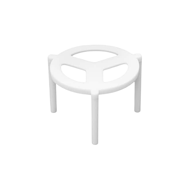MESITA PARA PIZZA PLASTICO  3,7CM ALTO  PAQ/100UD.
