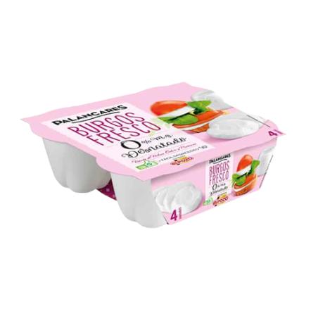 QUESO BURGOS PALANCARES S/LACTOSA P/4 UDX62,5 GR