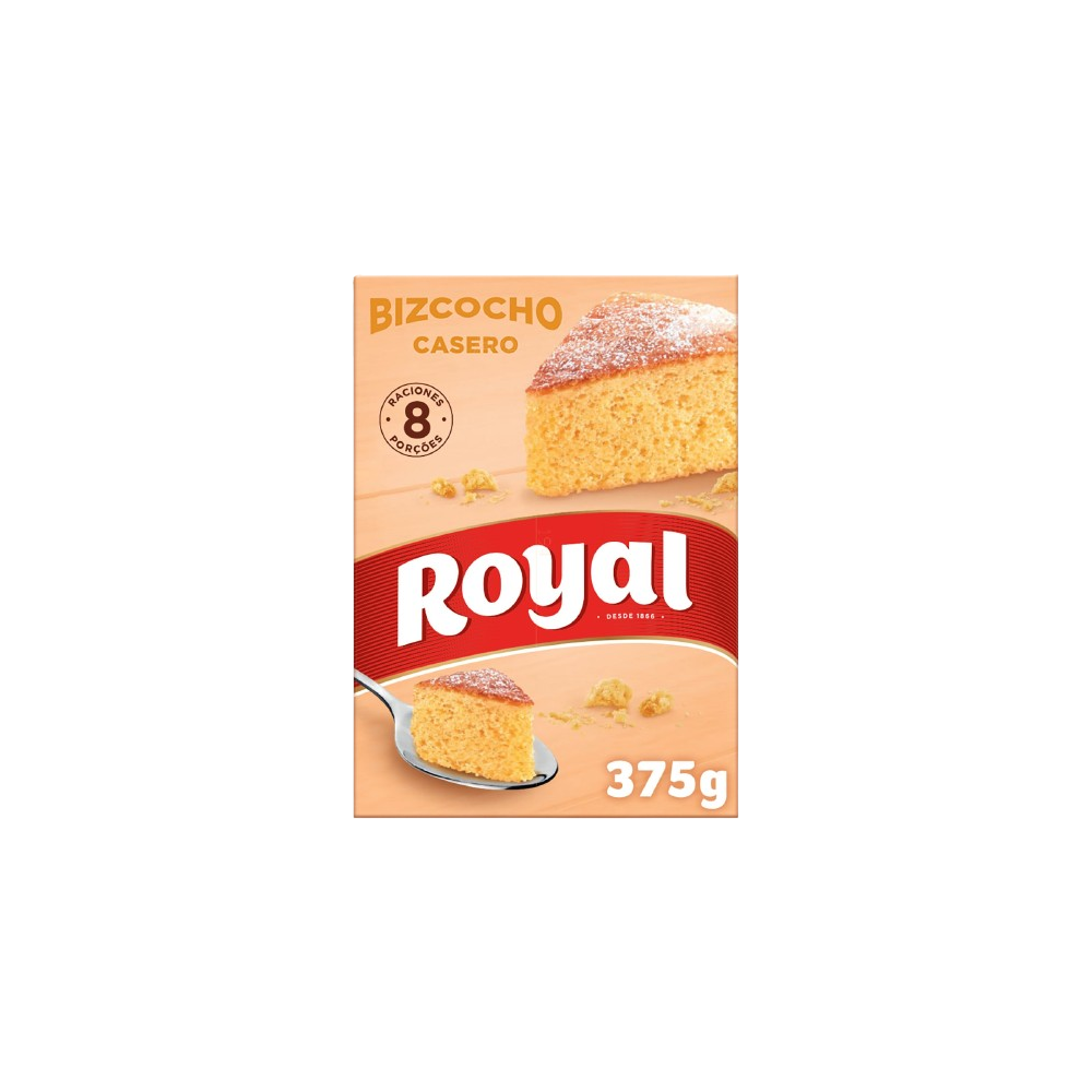 ROYAL BIZCOCHO CASERO 8 RACIONES P/375 GR