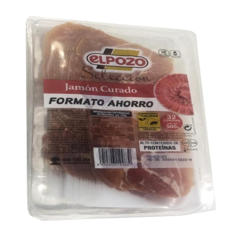 JAMON LONCHA CURAD.E/POZO.C/11037 BAND/500 GR