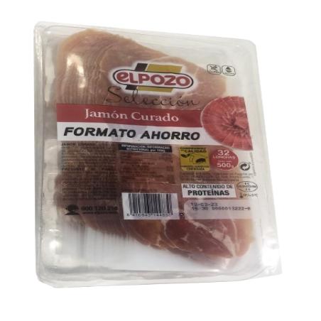 JAMON LONCHA CURAD.E/POZO.C/11037 BAND/500 GR