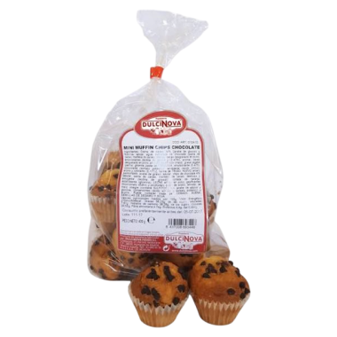 MINI MUFFIN RELLENA CACAO DULCINOVA B/430GR