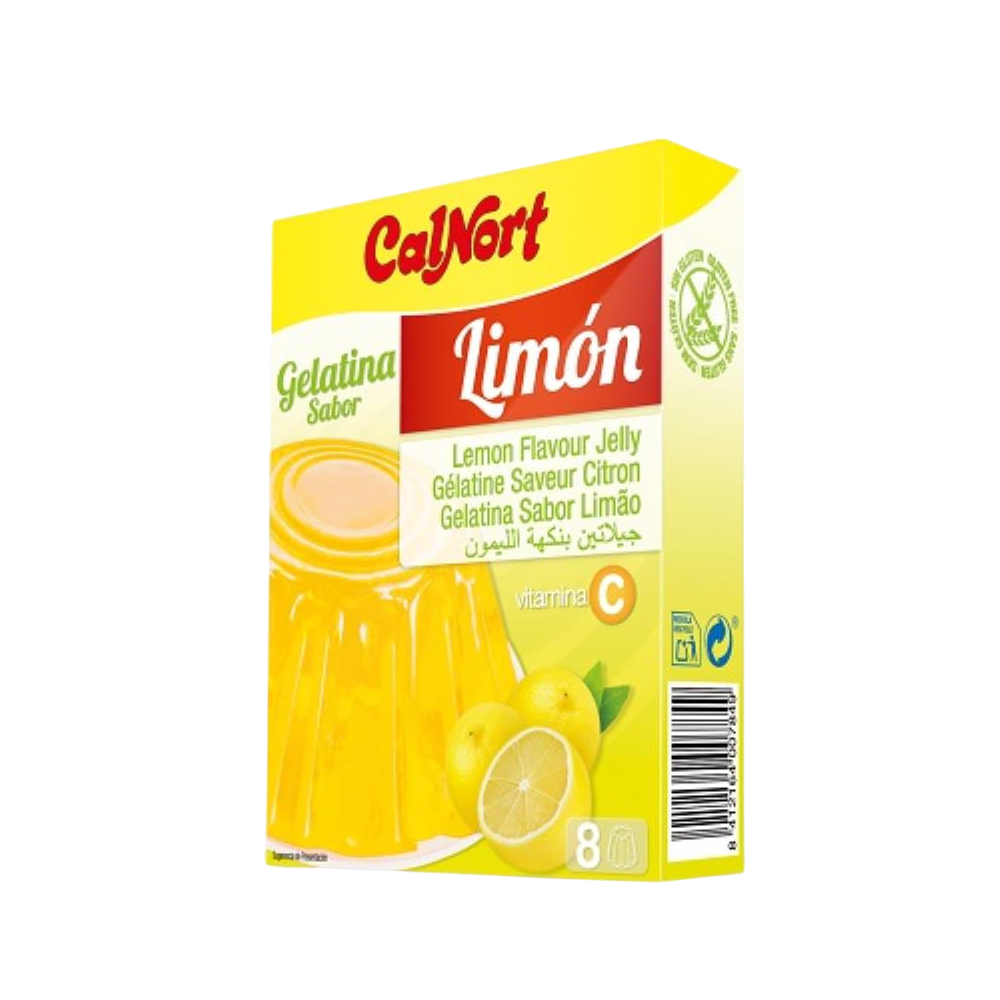 GELATINA LIMON CALNORT ESTUCHE 8 RACIONES 170GR
