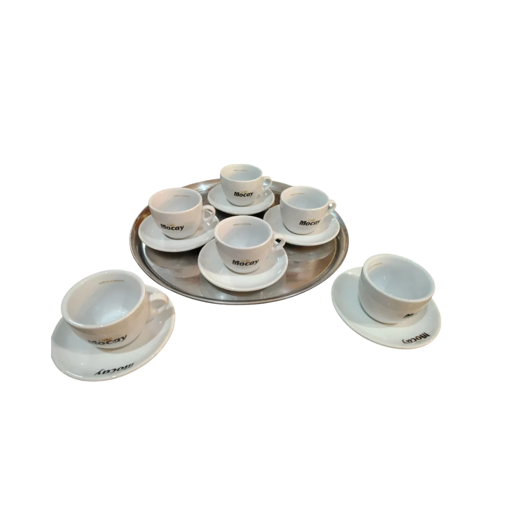 MOCAY TAZA+PLATO CAFE CON LECHE CAJA 6 UD