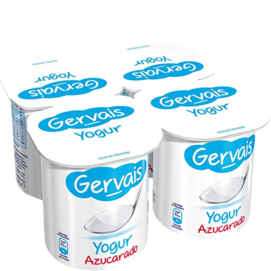GERVAIS YOGUR NATURAL AZUCARADO P/4 UDS