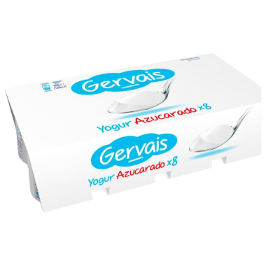 GERVAIS YOGUR NATURAL AZUCARADO P/8UDS