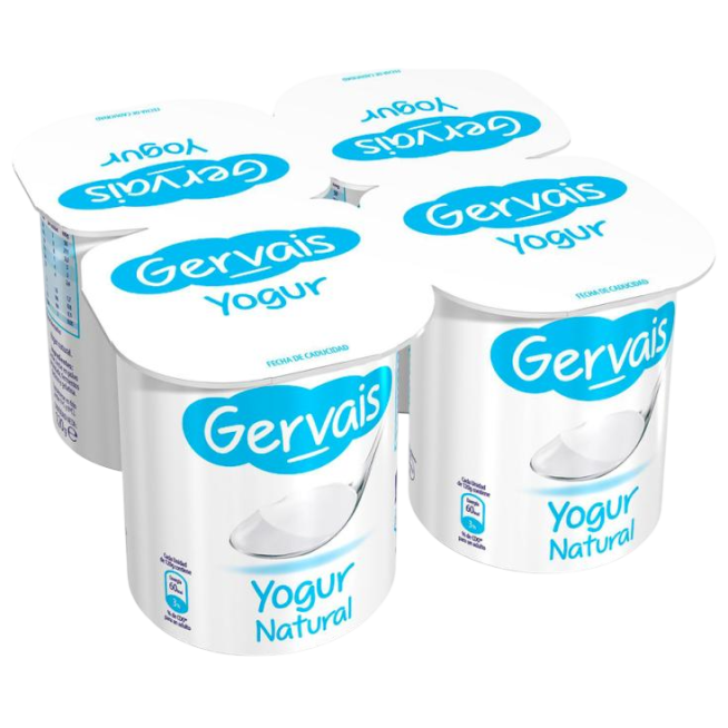 GERVAIS YOGUR NATURAL P/4 UDS