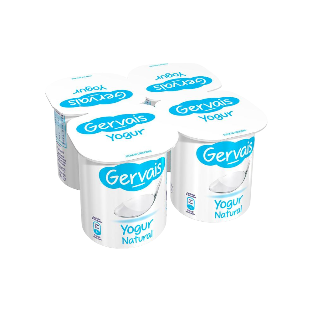GERVAIS YOGUR NATURAL P/4 UDS