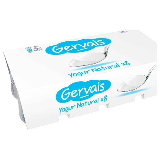 GERVAIS YOGUR NATURAL P/8UDS