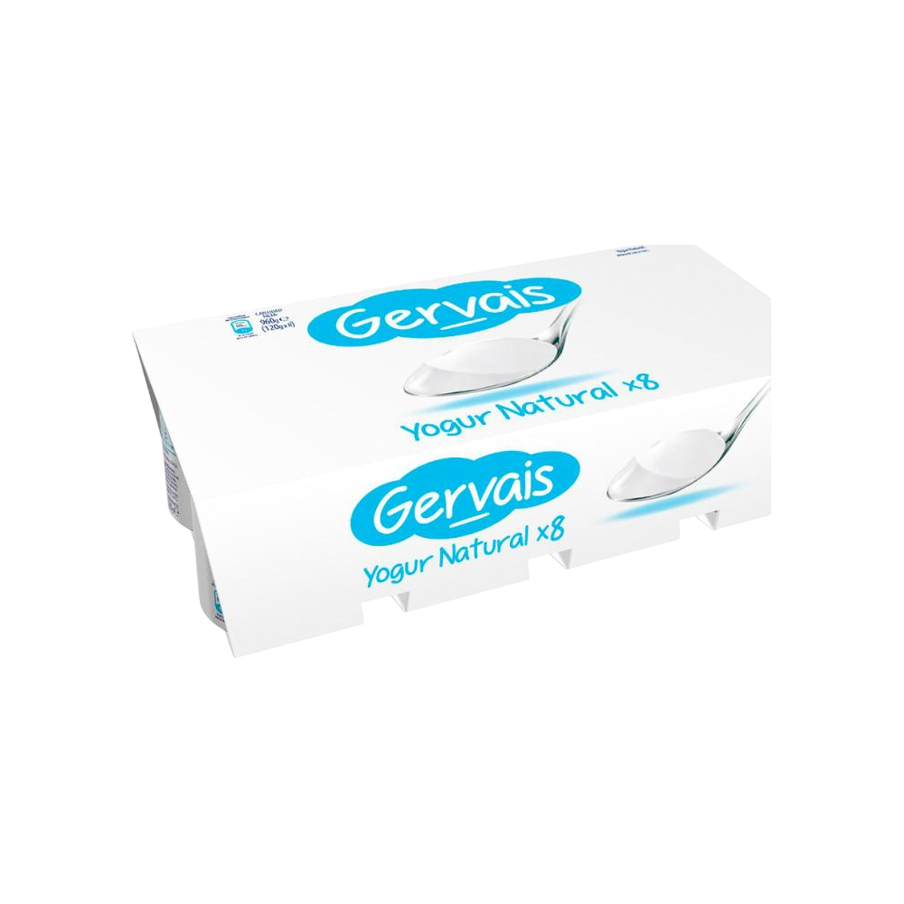 GERVAIS YOGUR NATURAL P/8UDS
