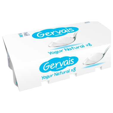 GERVAIS YOGUR NATURAL P/8UDS
