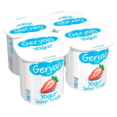 GERVAIS YOGUR SABOR FRESA P/4 UDS