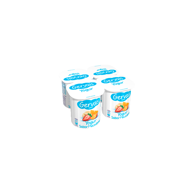 GERVAIS YOGUR SABOR MACEDONIA P/4 UDS