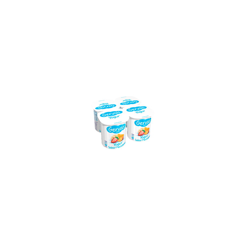 GERVAIS YOGUR SABOR MACEDONIA P/4 UDS