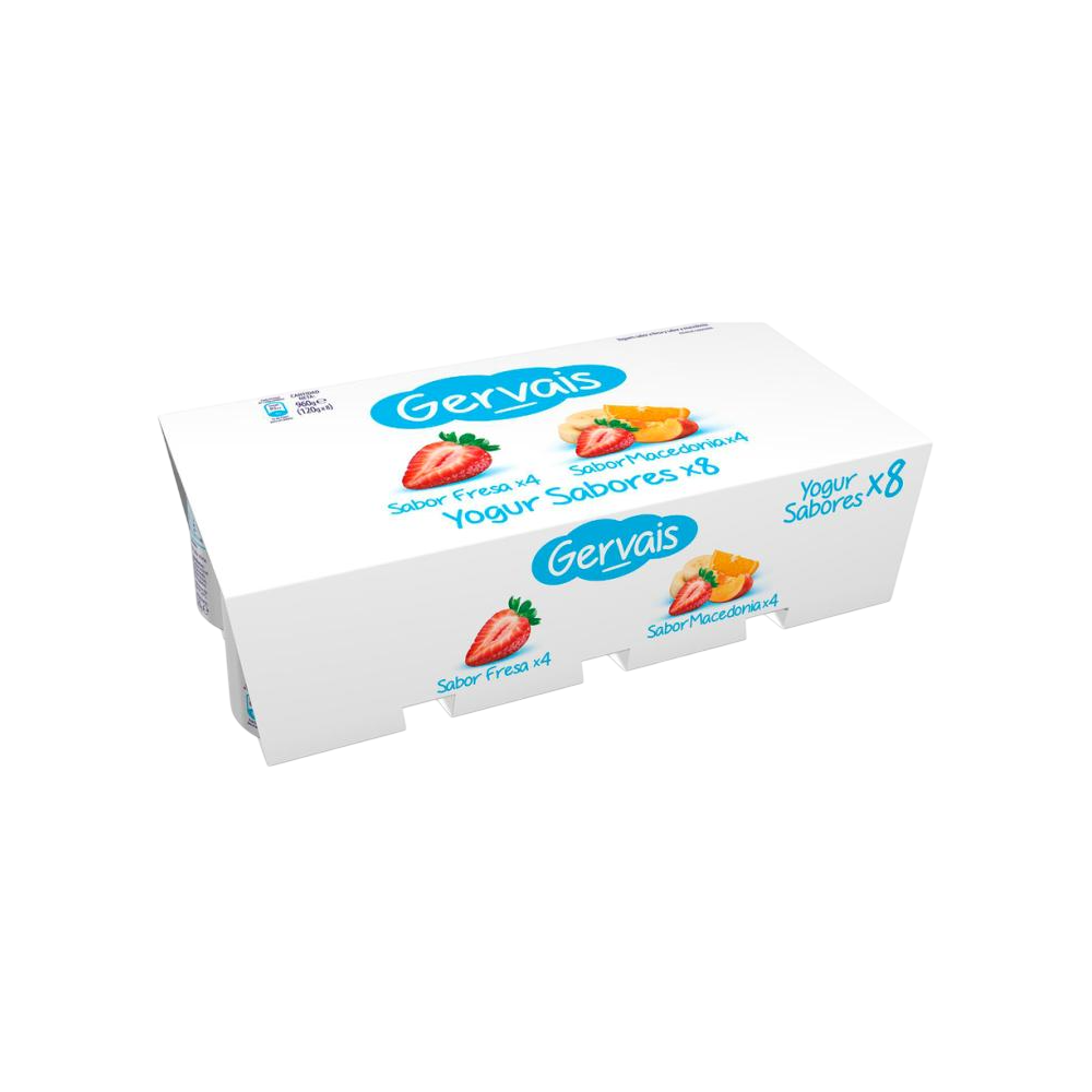 GERVAIS YOGUR SABORES VARIOS P/8UDS