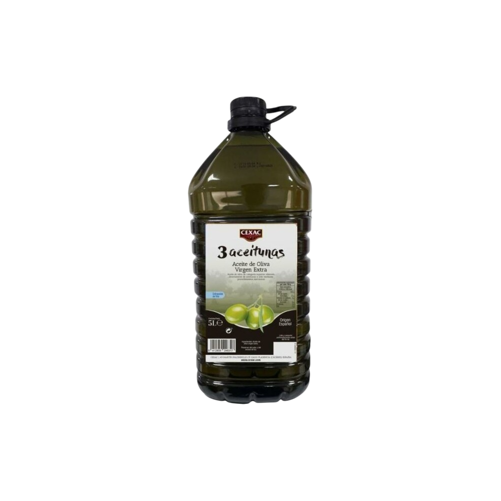 ACEITE OLIVA V/EXTRA CEXAC (3 ACEITUNA) GFA/5L
