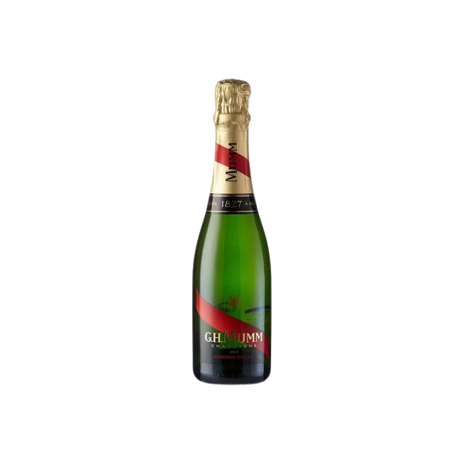 CHAMPAGNE MUMM.GH.BRUT C/ROUGE BOTELLA/37.5CL.