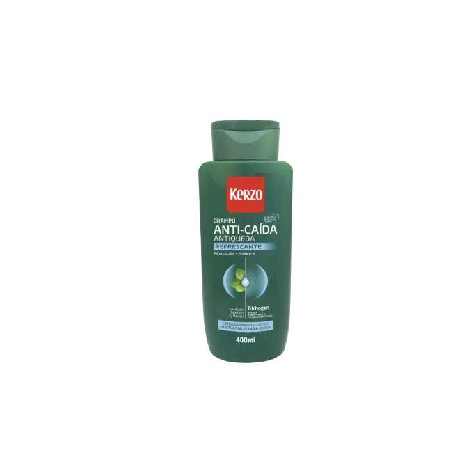 CHAMPU KERZO ANTICAIDA CABELLO GRASO B/400 ML