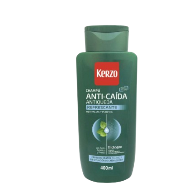 CHAMPU KERZO ANTICAIDA CABELLO GRASO B/400 ML