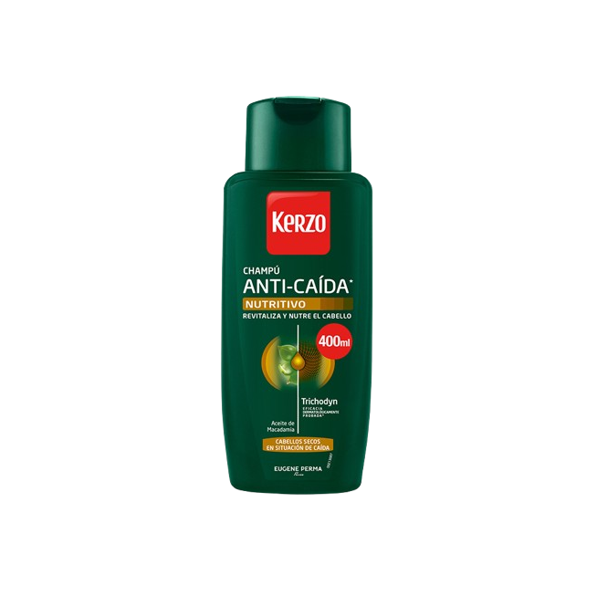 CHAMPU KERZO ANTICAIDA CABELLO SECO B/400 ML