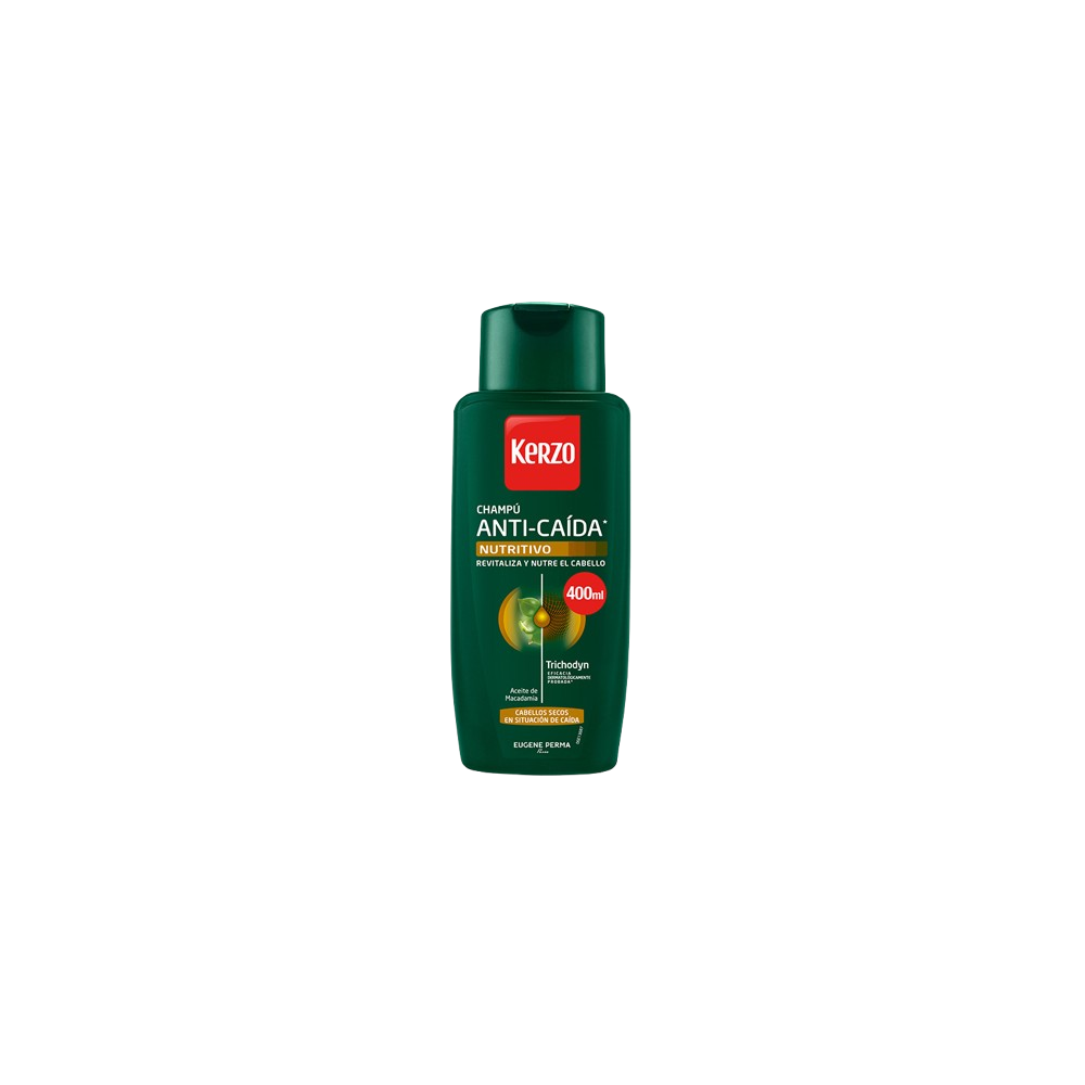 CHAMPU KERZO ANTICAIDA CABELLO SECO B/400 ML