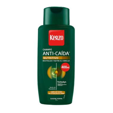 CHAMPU KERZO ANTICAIDA CABELLO SECO B/400 ML