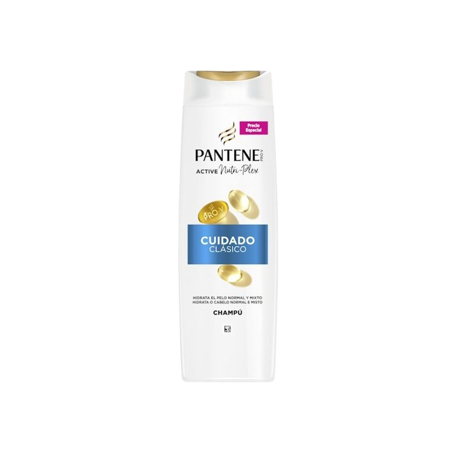 CHAMPU PANTENE CUIDADO CLASICO B/ 325ML.
