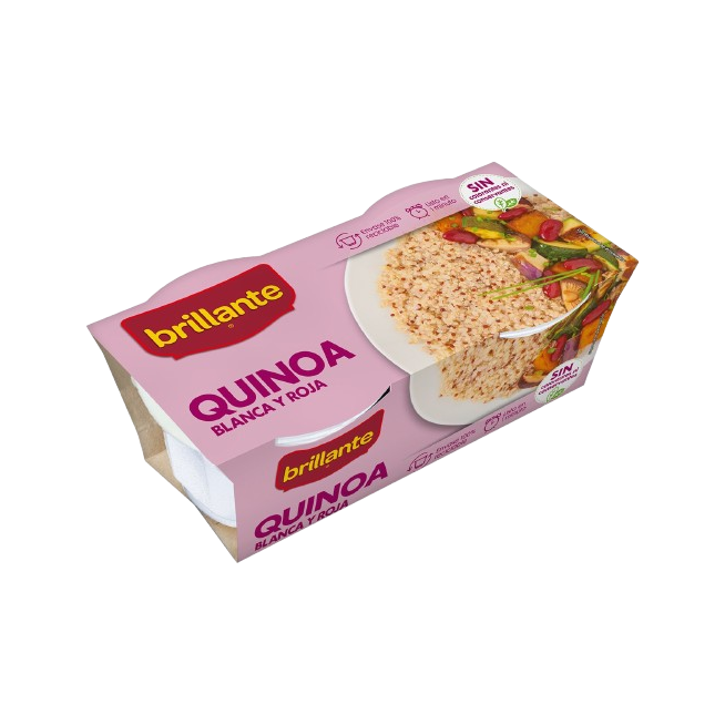 QUINOA BLANCA Y ROJA BRILLANTE BIPACK 2 X 125 GR