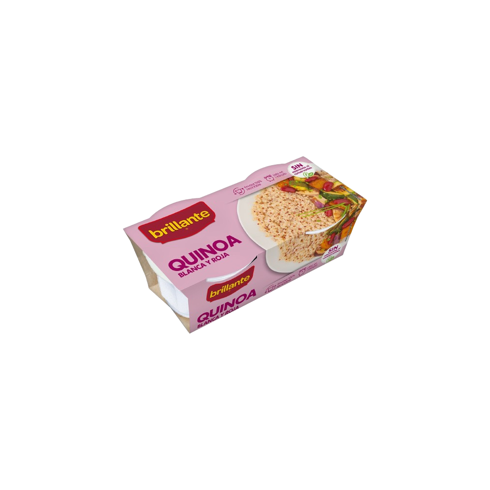 QUINOA BLANCA Y ROJA BRILLANTE BIPACK 2 X 125 GR