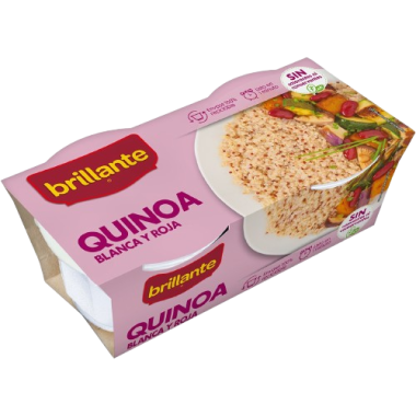 QUINOA BLANCA Y ROJA BRILLANTE BIPACK 2 X 125 GR