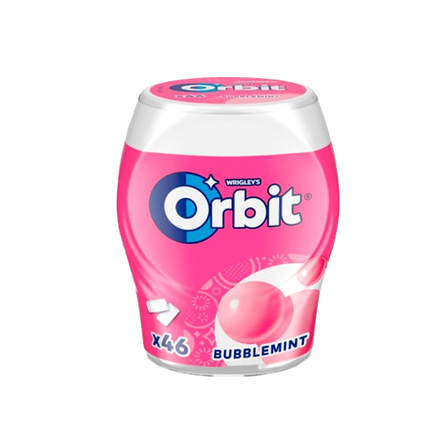 CHICLE ORBIT BOX BUBBLEMINT 64G