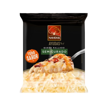 QUESO RALLADO SEMICURADO NAVIDUL BOLSA 100GR.