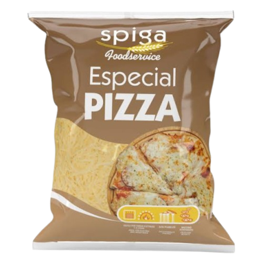 QUESO RALLADO PIZZA SPIGA 45% M.G. B/1 KG