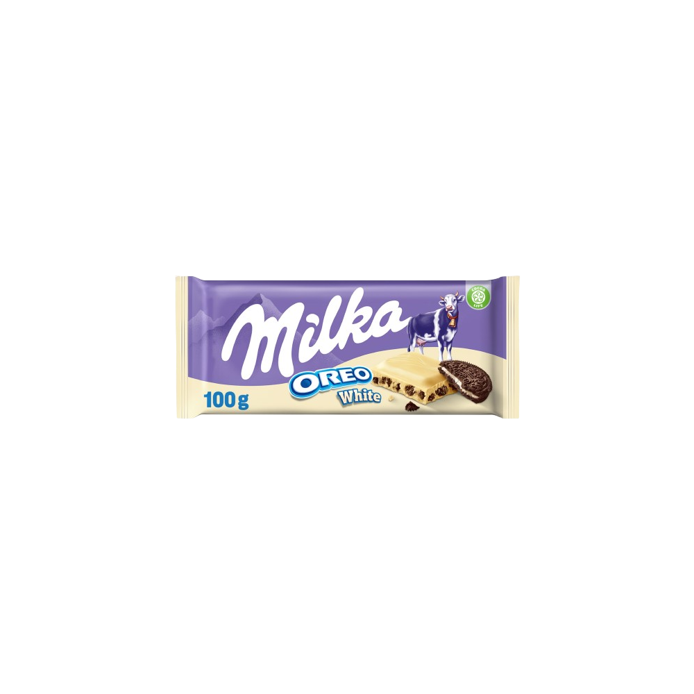 CHOCOLATE MILKA OREO BLANCO T/ 100 GR