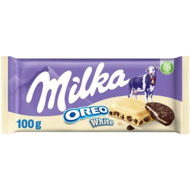 CHOCOLATE MILKA OREO BLANCO T/ 100 GR