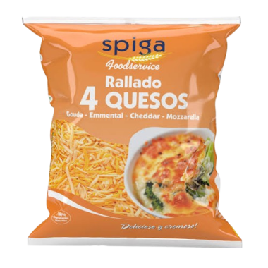 QUESO RALLADO 4 QUESOS SPIGA B/1 KG