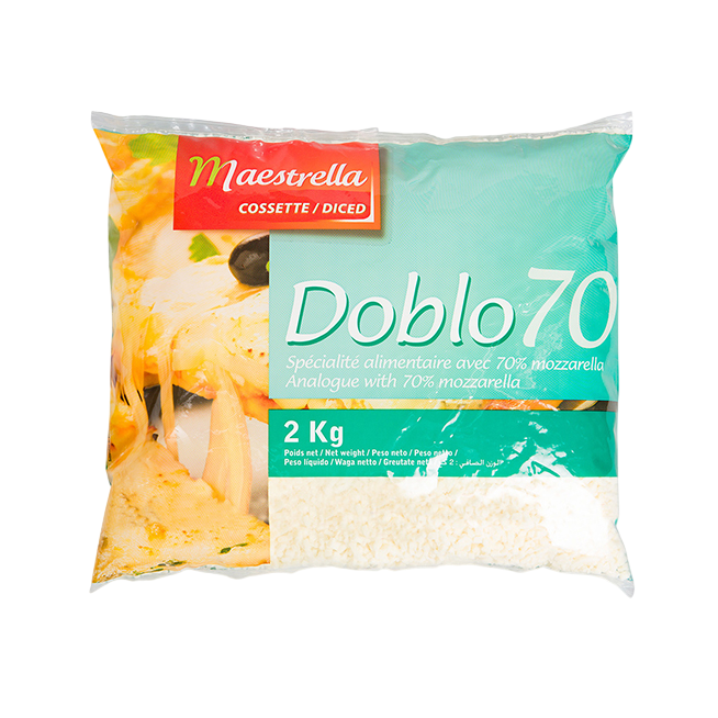 MOZZARELLA IBEROL.DUKO 30/70 CUBITO B/2.KG.