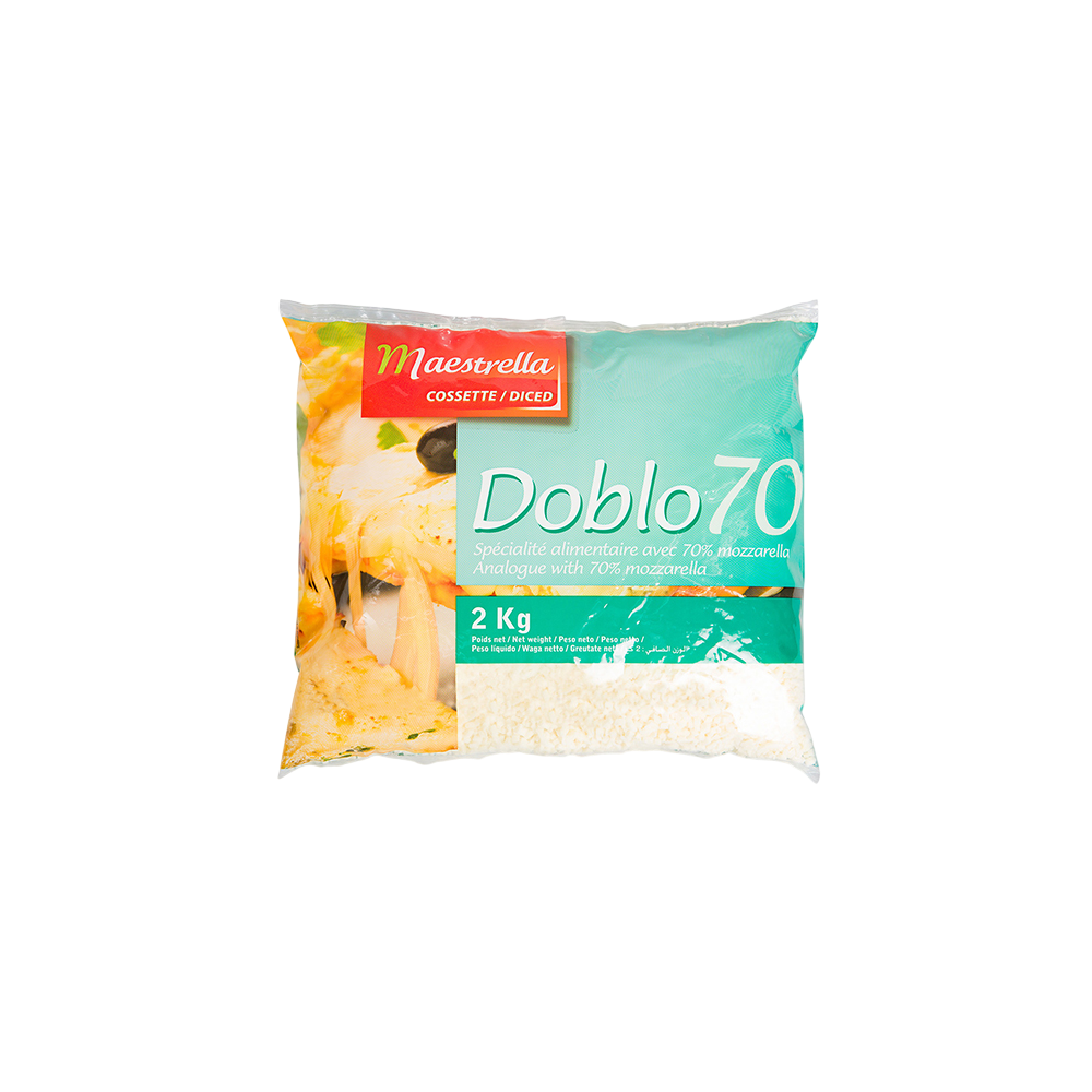 MOZZARELLA IBEROL.DUKO 30/70 CUBITO B/2.KG.