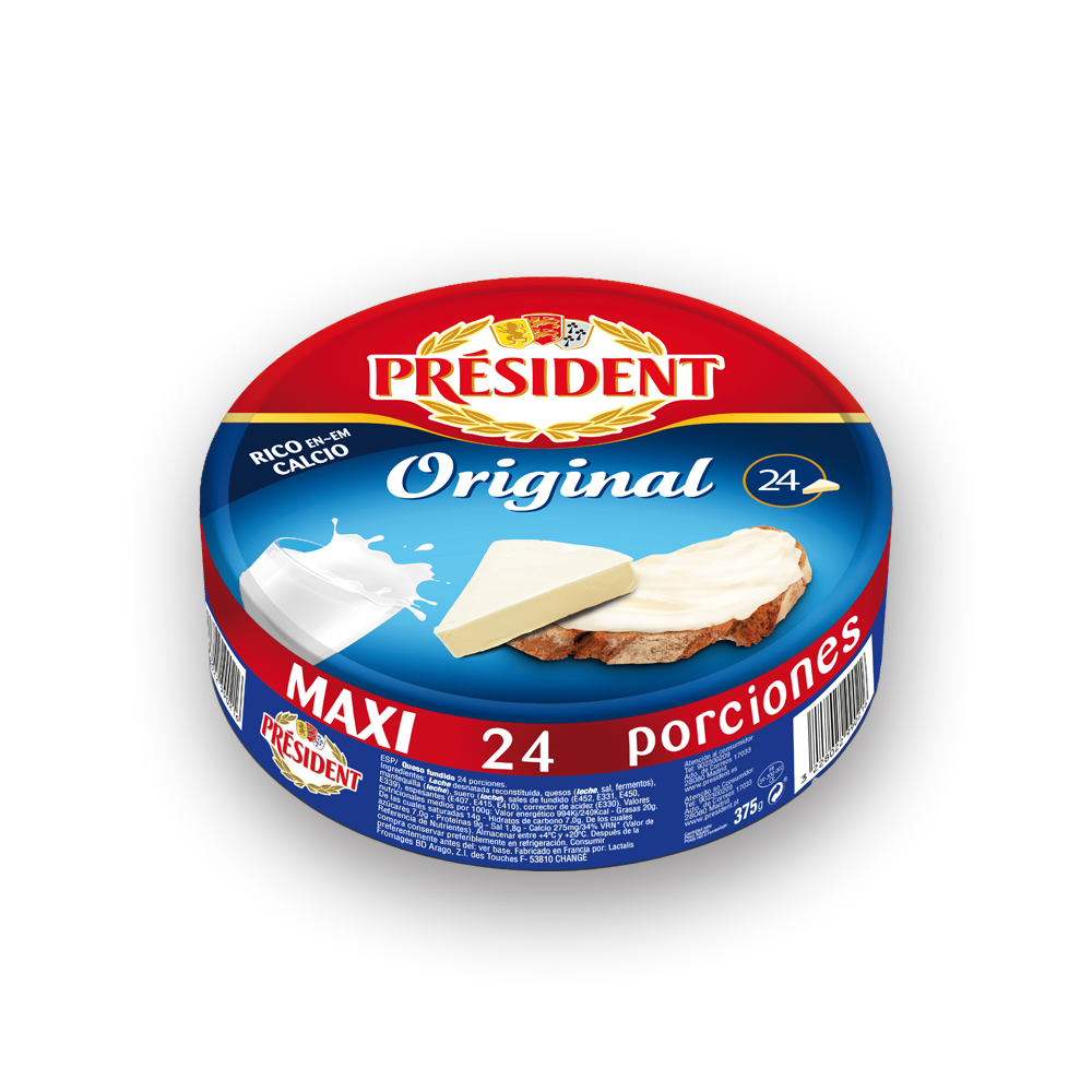QUESO PORCIONES R/P EST/24 UD