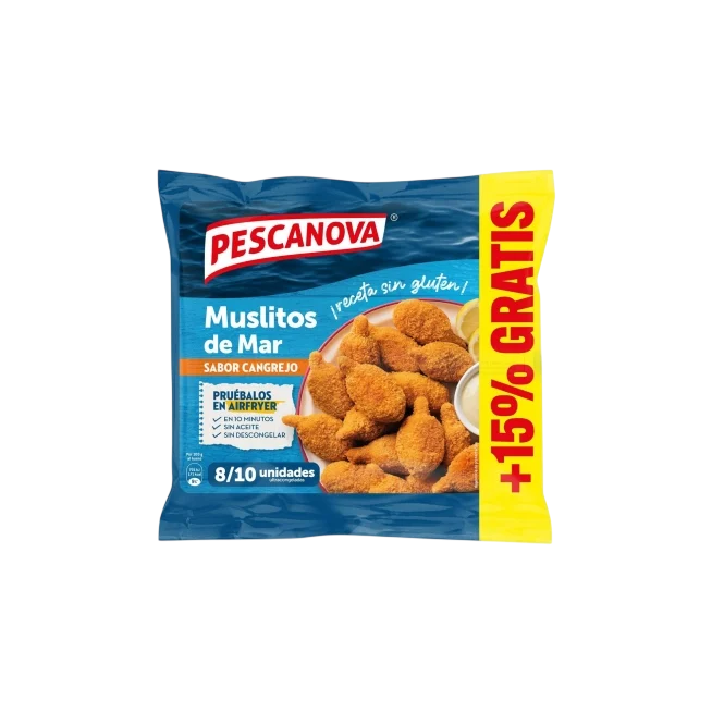 MUSLITOS SABOR CANGREJO PESCANOVA P/250 GR