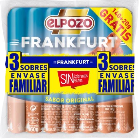 SALCHICHA E/POZO FRANKFURT C/14580 160X3 480G 