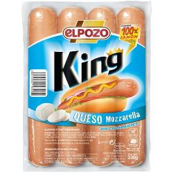 SALCHICHA E/POZO KING QUESO C/12662 P/330 GR
