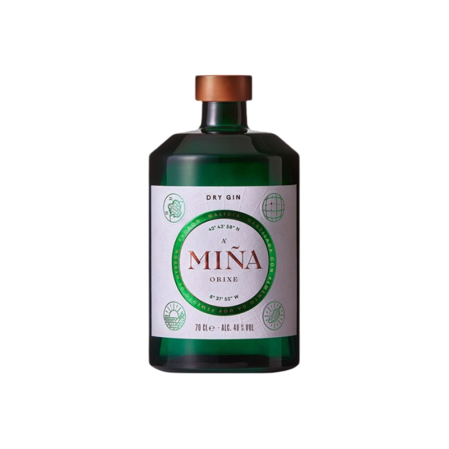 GINEBRA MIÑA ORIXE PERNOD-40º B/70.CL.