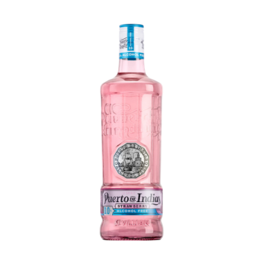 GINEBRA PUERTO INDIAS 0,0% STRAWBER (FRESA) B/70CL