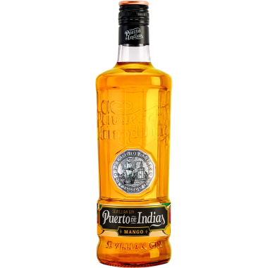 GINEBRA PUERTO INDIAS MANGO  BOTELLA 70CL.