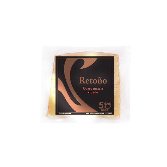 QUESO MEZCLA RETOÑO LOS VAZQUEZ CUÑA 250GR