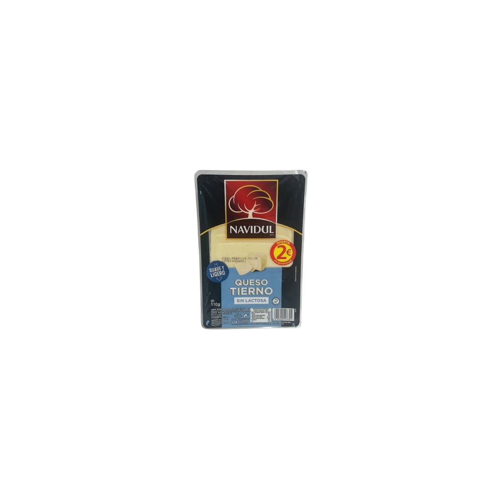 QUESO LONCHA NAVIDUL TIERNO S/LACTOSA (2€) P/110GR
