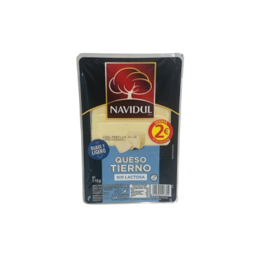 QUESO LONCHA NAVIDUL TIERNO S/LACTOSA (2€) P/110GR