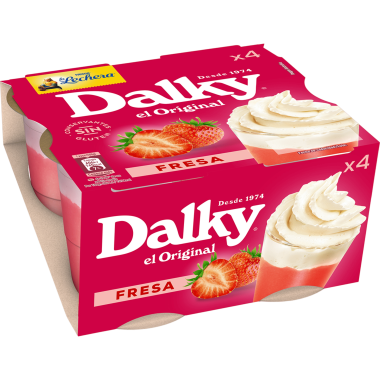 NESTLE CREMA DE FRESA NESTLE DALKY P/4 UD