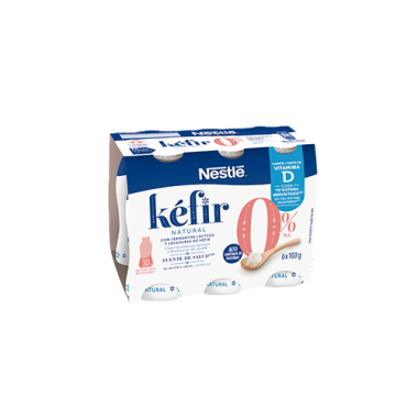NESTLE YOGUR LIQUIDO KEFIR NATURAL 0%  P/6UD